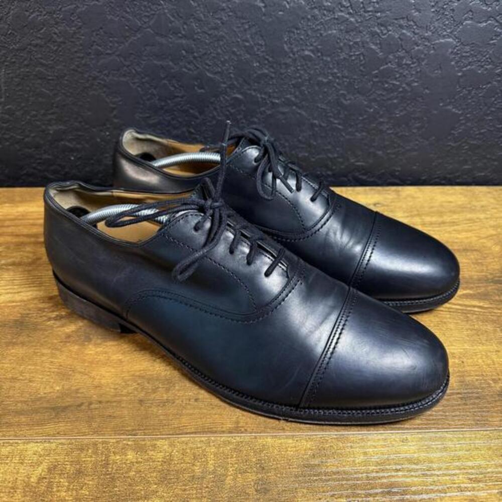 Cole Haan American Classics C31542 Black‎ Leather Cap Toe Oxford Mens 10EEE